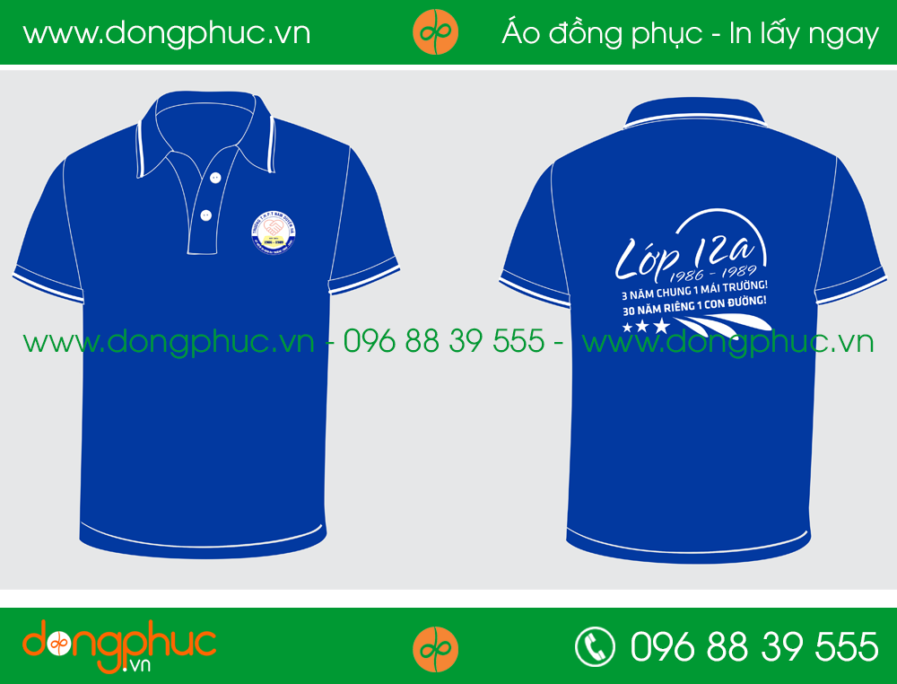 Áo phông đồng phục Lớp 12A